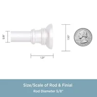 Kenney Twist & Fit 5/8 Tension Curtain Rod