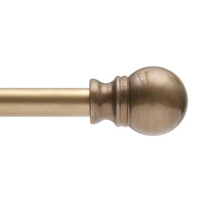 Kenney Davenport Petite Ball 1/2 Adjustable Curtain Rod