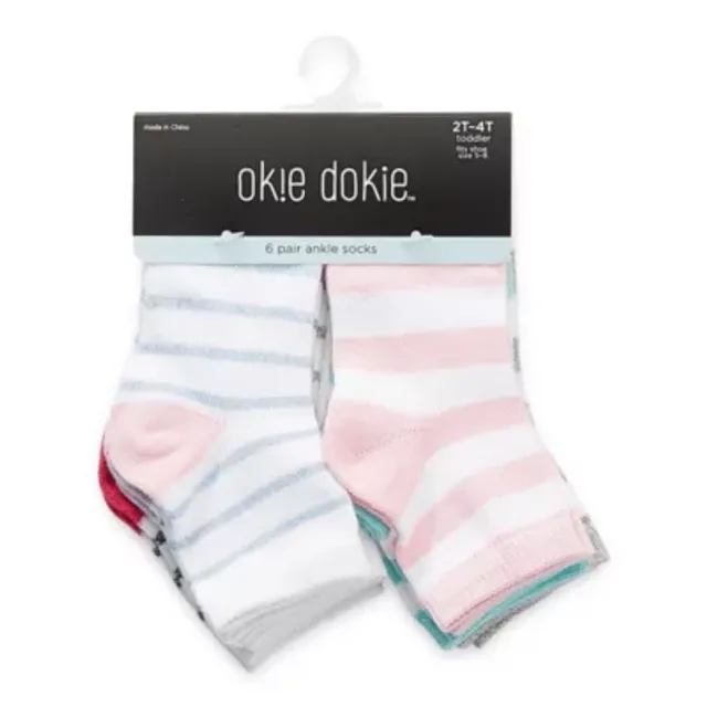 Okie Dokie® 3-pk. Tights - Girls 2-6-JCPenney, Color: Pink/white