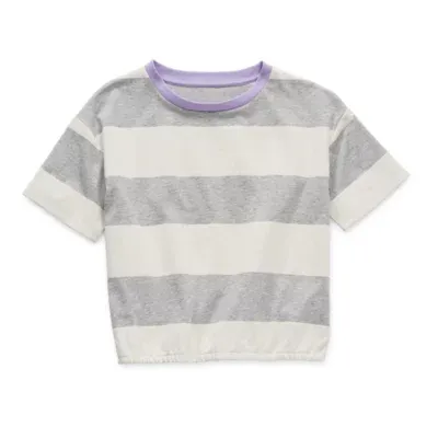 Thereabouts Little & Big Girls Round Neck Short Sleeve T-Shirt