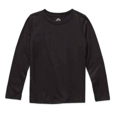 Thereabouts Little & Big Boys Adaptive Crew Neck Long Sleeve T-Shirt
