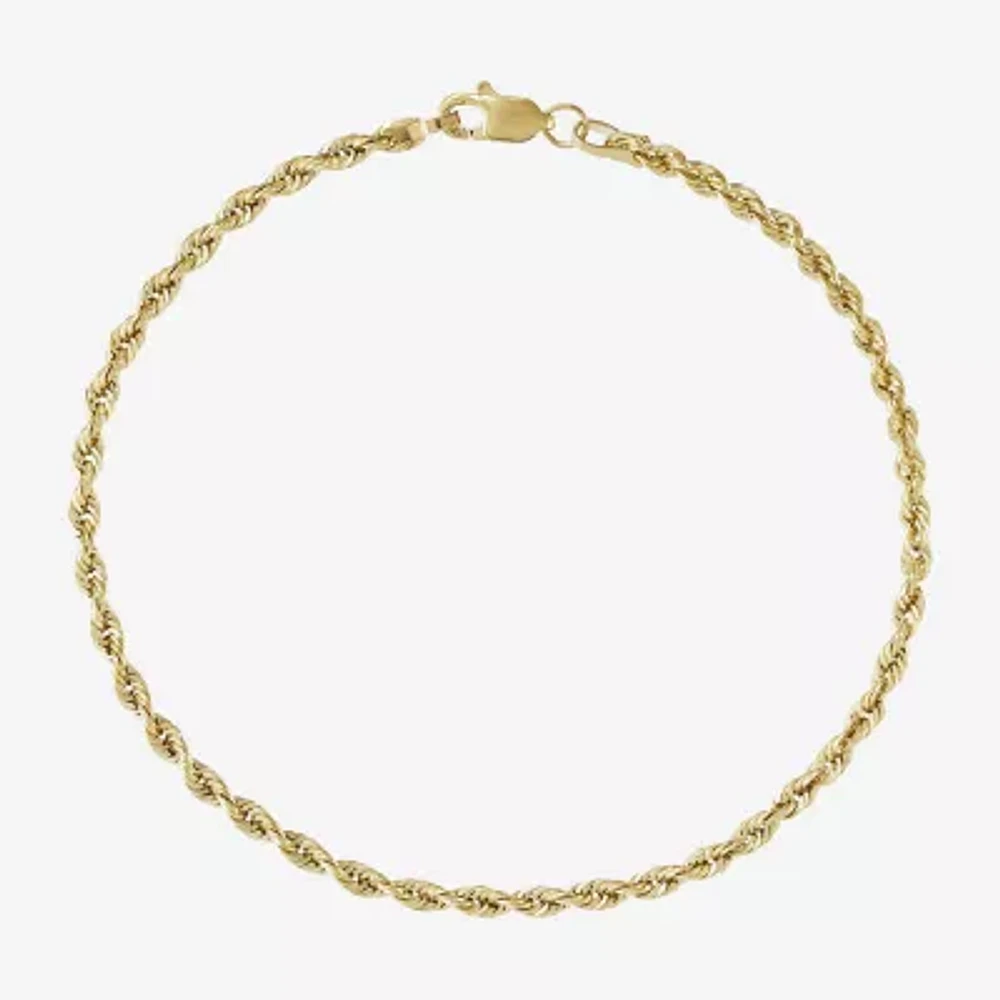 14K Yellow Gold Anklet Bracelet