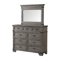 Central Park 9-Drawer Dresser and Mirror