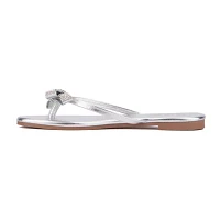 Olivia Miller Womens Frosting Flat Sandals