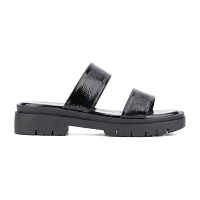 Olivia Miller Womens Tempting Flat Sandals