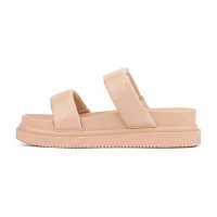 Olivia Miller Womens Pto Flat Sandals
