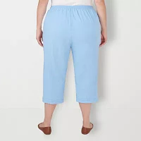 Alfred Dunner Hyannis Port Mid Rise Plus Capris