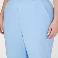 Alfred Dunner Hyannis Port Mid Rise Plus Capris