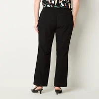 Liz Claiborne Audra Curvy Fit Straight Trouser