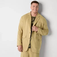 Walker Hayes for JCPenney Linen Mens Big and Tall Regular Fit Blazer