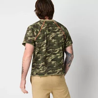 Walker Hayes for JCPenney French Terry Camo Mens Crew Neck Short Sleeve T-Shirt