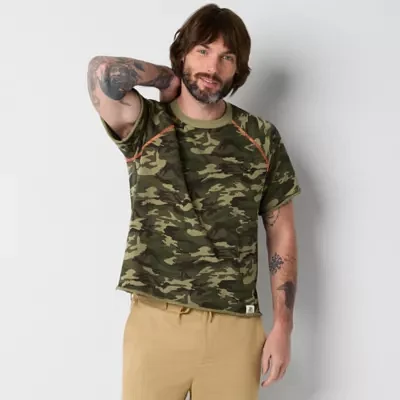 Walker Hayes for JCPenney French Terry Camo Mens Crew Neck Short Sleeve T-Shirt