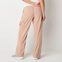 Xersion Womens Mid Rise Straight Active Cargo Pant-Tall