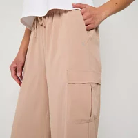 Xersion Womens Mid Rise Straight Active Cargo Pant-Tall