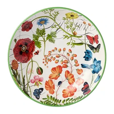 Certified International Greenhouse Ceramic Serving Bowl
