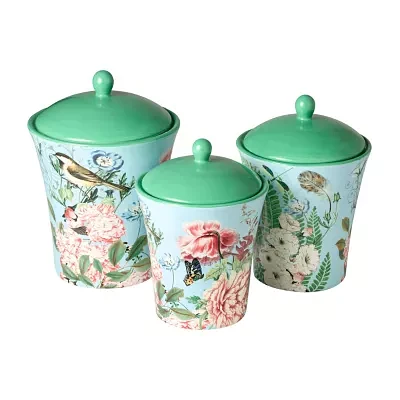 Certified International Flora 3-pc. Canister