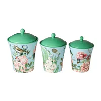 Certified International Flora 3-pc. Canister
