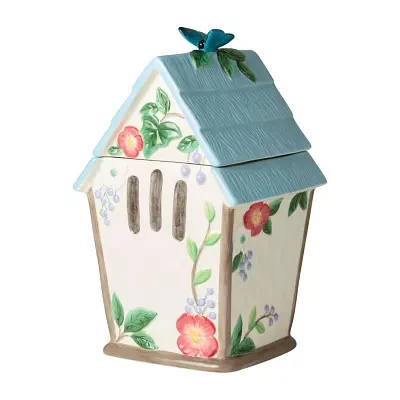 Certified International Flora Dishwasher Safe Ceramic Cookie Jar