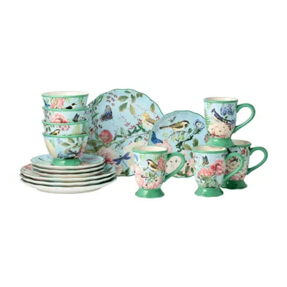Certified International Flora 16-pc. Ceramic Dinnerware Set