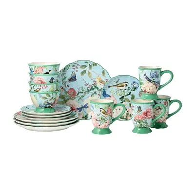 Certified International Flora 16-pc. Ceramic Dinnerware Set