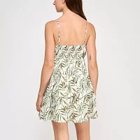 Trixxi Womens Sleeveless A-Line Dress Juniors