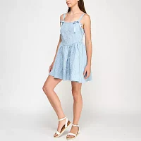 Trixxi Womens Sleeveless Fit + Flare Dress Juniors