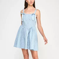 Trixxi Womens Sleeveless Fit + Flare Dress Juniors
