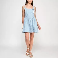 Trixxi Womens Sleeveless Fit + Flare Dress Juniors