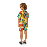 Opposuits Little Boys Pikachu 2-pc. Pokeman Short Set