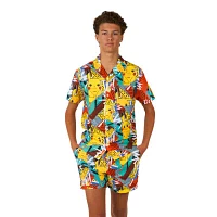 Opposuits Big Boys Pikachu 2-pc. Pokeman Short Set