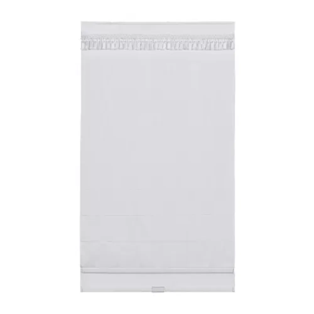 Katy Tassel Trim Cordless Light-Filtering Roman Shade