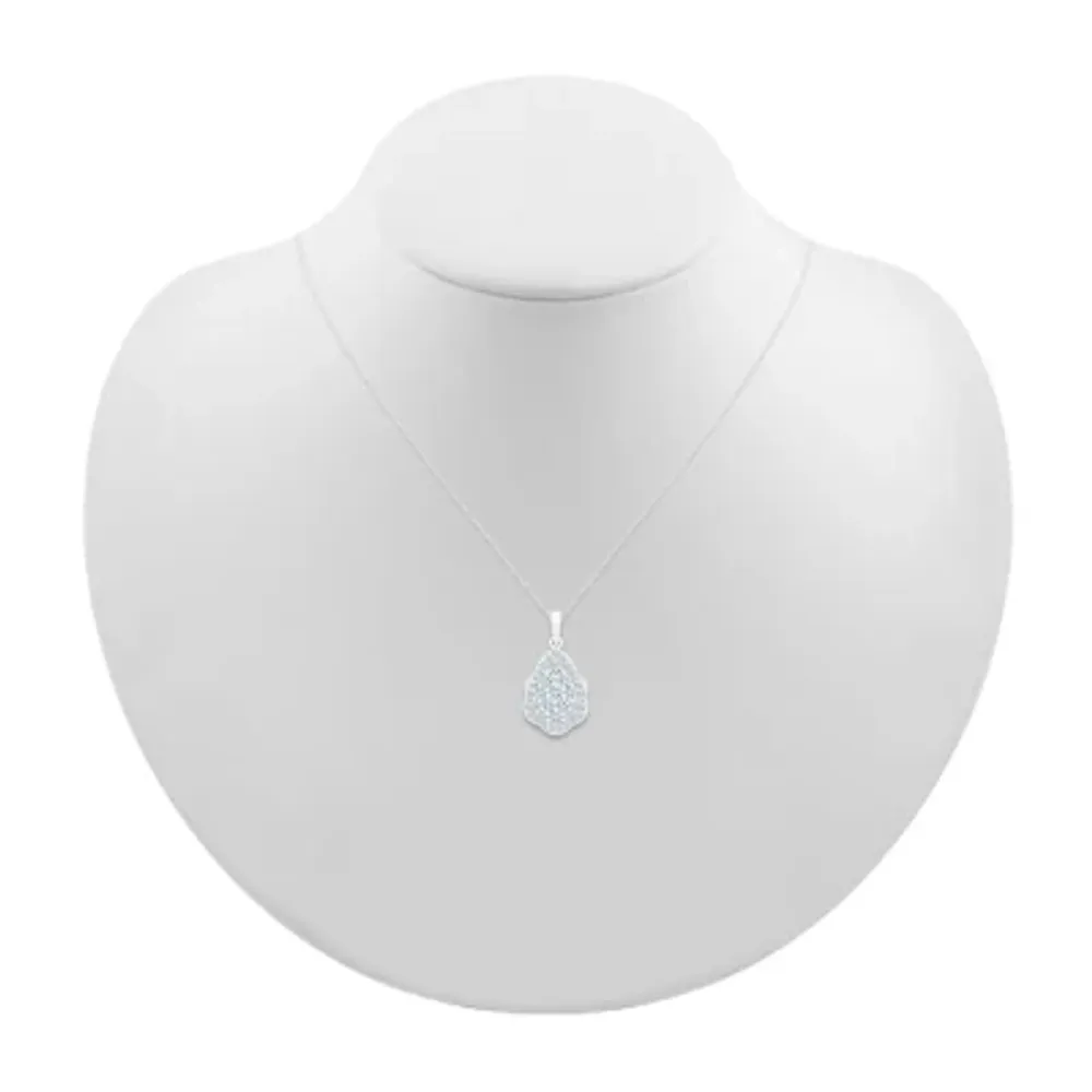 Womens / CT. T.W. Natural White Diamond 10K Gold Pendant Necklace