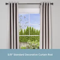 Kenney Seville Square 5/8 Adjustable Curtain Rod