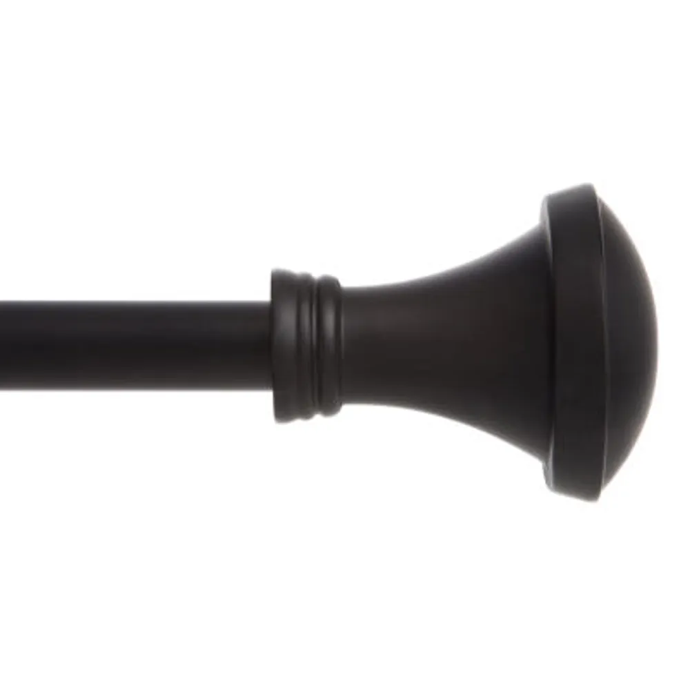 Kenney Irvington Trumpet 3/4 Adjustable Curtain Rod