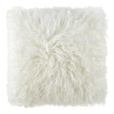 Loom + Forge Mongolian Fur Square Throw Pillow