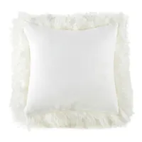 Loom + Forge Mongolian Fur Square Throw Pillow