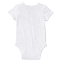 Okie Dokie Baby Unisex Round Neck Short Sleeve Bodysuit