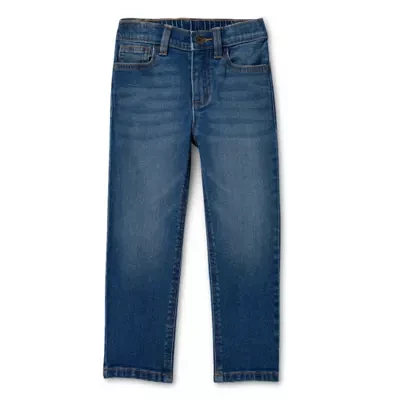 Okie Dokie Toddler & Little Boys Adjustable Waist Straight Leg Jean
