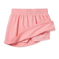 Xersion Super Soft Little & Big Girls Mid Rise Fleece Skort