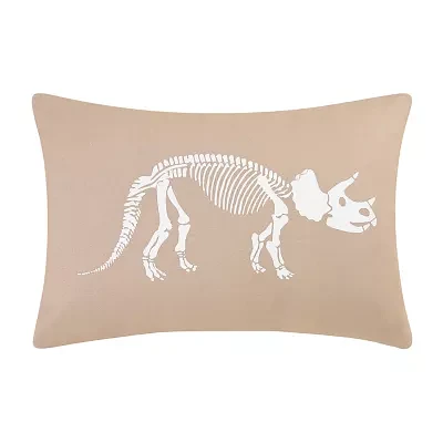 Under the Stars Kids Glow In The Dark Dino Throw Pillows