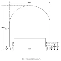  June Kid's Padded Headboard