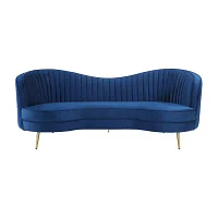 Sophia Curved Slope-Arm Sofa