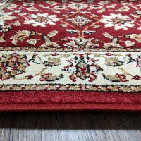Como Kashan Traditional Oriental Indoor Rectangular Area Rug