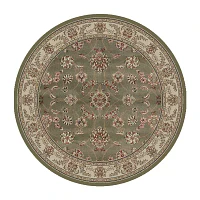 Radici Como Intricate Traditional Oriental Indoor Round Area Rug