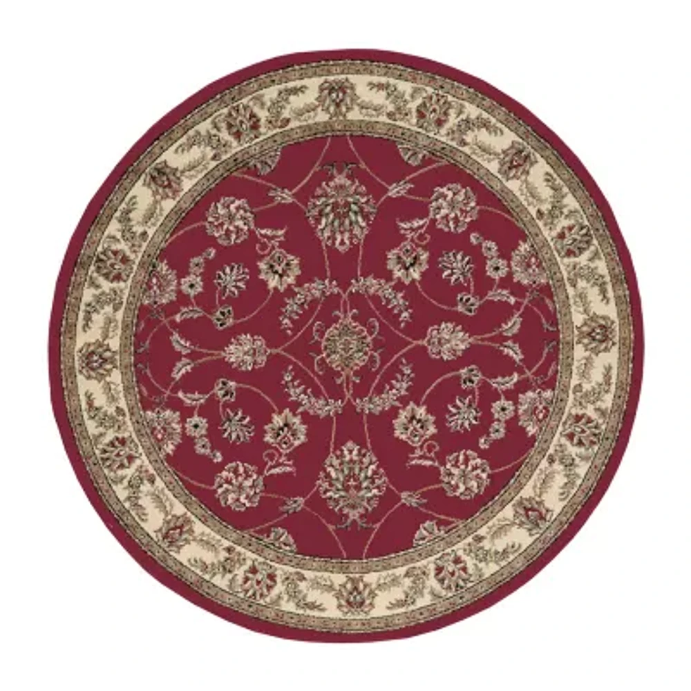 Radici Como Intricate Traditional Oriental Indoor Round Area Rug
