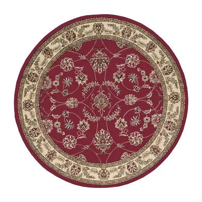 Radici Como Intricate Traditional Oriental Indoor Round Area Rug