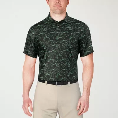 PGA TOUR Mens Regular Fit Short Sleeve Polo Shirt