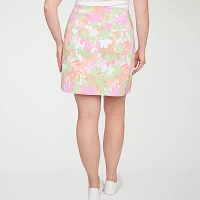 Hearts Of Palm Womens Mid Rise Skort-Plus