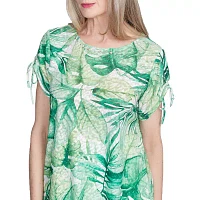 Alfred Dunner Rise And Shine Womens Crew Neck Short Sleeve T-Shirt