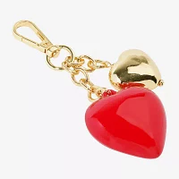 Bijoux Bar Gold Tone Heart Bag Charm